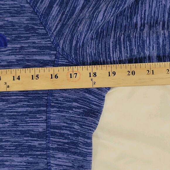 The North Face Polartec Stria Mezzaluna Hoodie Womens Small Blue Full Zip - Picture 6 of 7